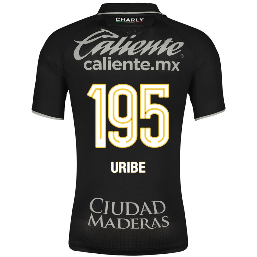 Uomo Maglia Héctor Uribe #195 Nero Kit Gara Away 2023/24 Maglietta