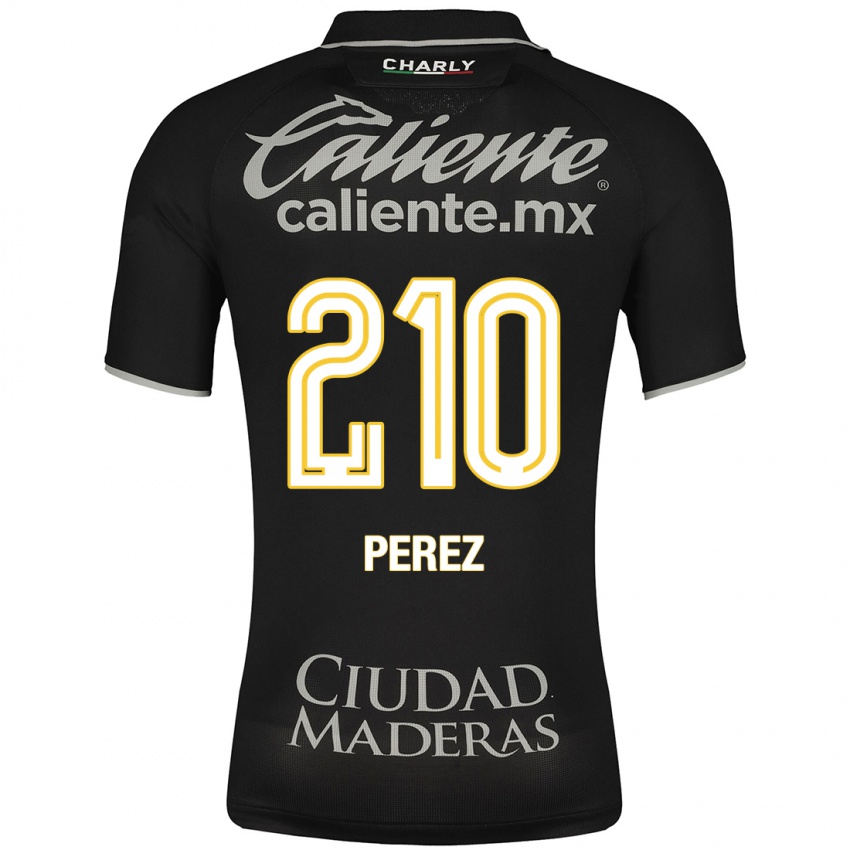 Uomo Maglia Arez Pérez #210 Nero Kit Gara Away 2023/24 Maglietta