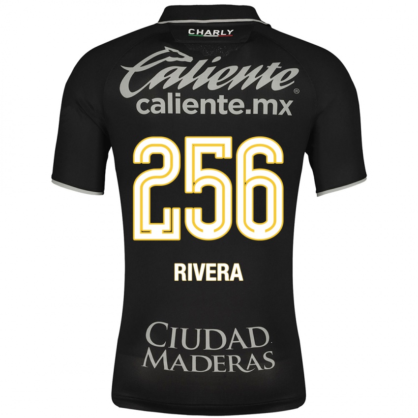 Uomo Maglia Fernando Rivera #256 Nero Kit Gara Away 2023/24 Maglietta