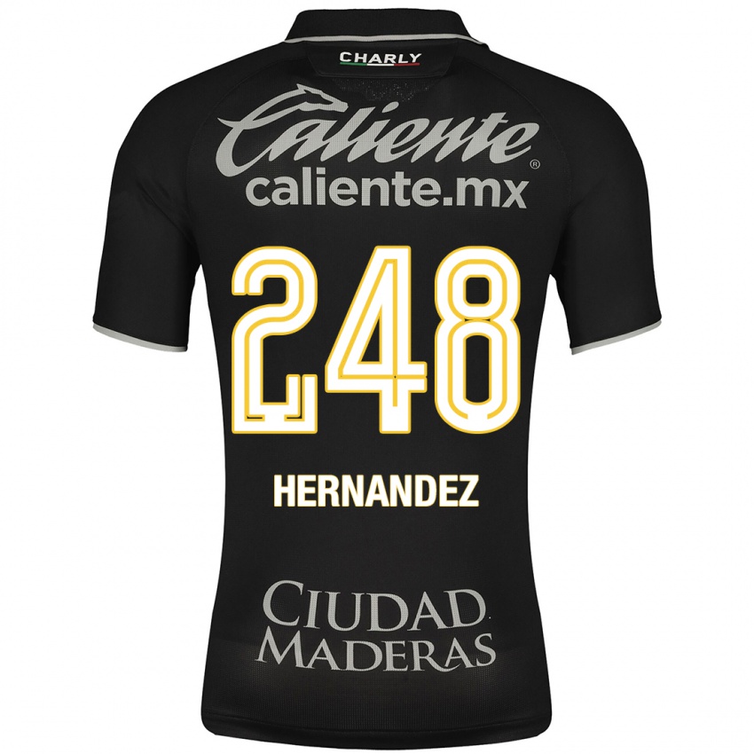 Uomo Maglia Fernando Hernández #248 Nero Kit Gara Away 2023/24 Maglietta