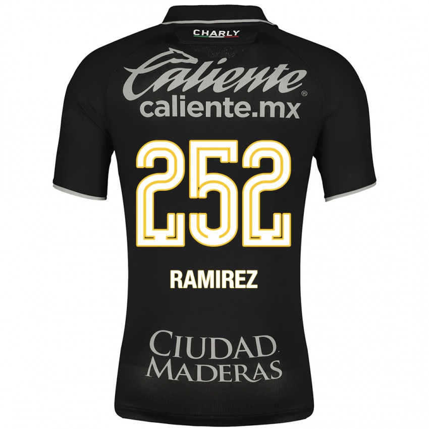 Uomo Maglia Luis Ramírez #252 Nero Kit Gara Away 2023/24 Maglietta