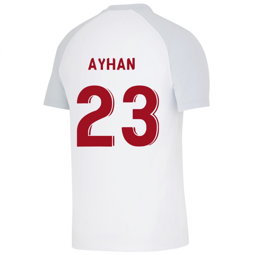 Uomo Maglia Kaan Ayhan #23 Bianco Kit Gara Away 2023/24 Maglietta