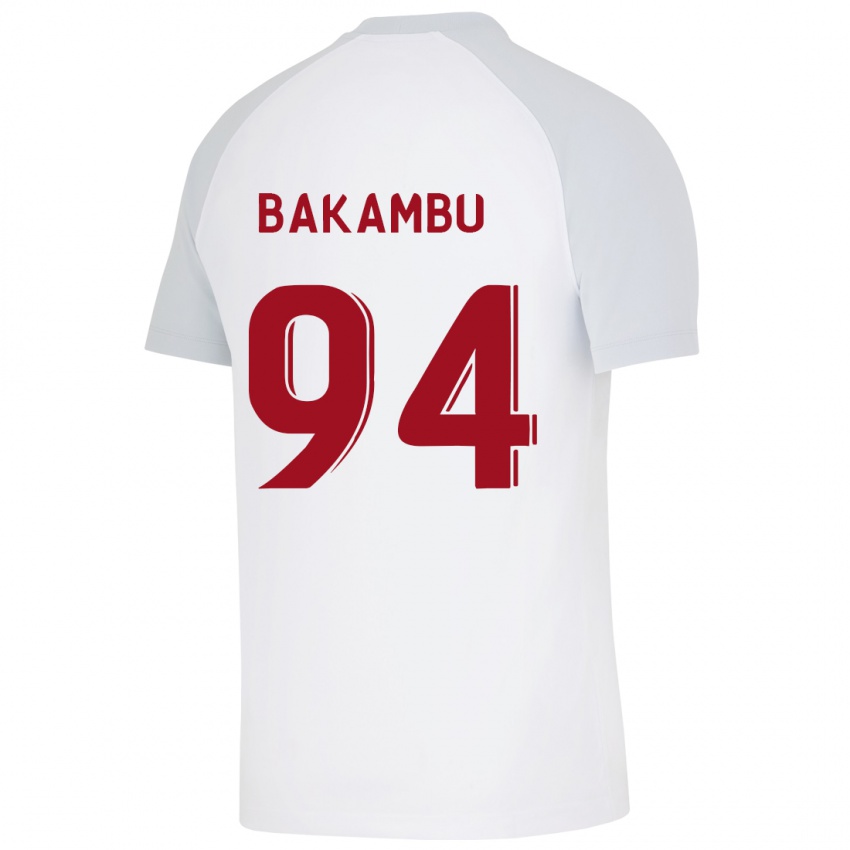 Uomo Maglia Cedric Bakambu #94 Bianco Kit Gara Away 2023/24 Maglietta