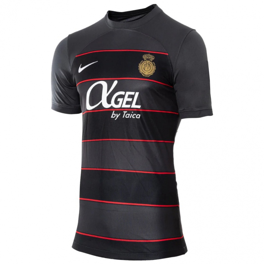 Uomo Maglia Il Tuo Nome #0 Nero Kit Gara Away 2023/24 Maglietta