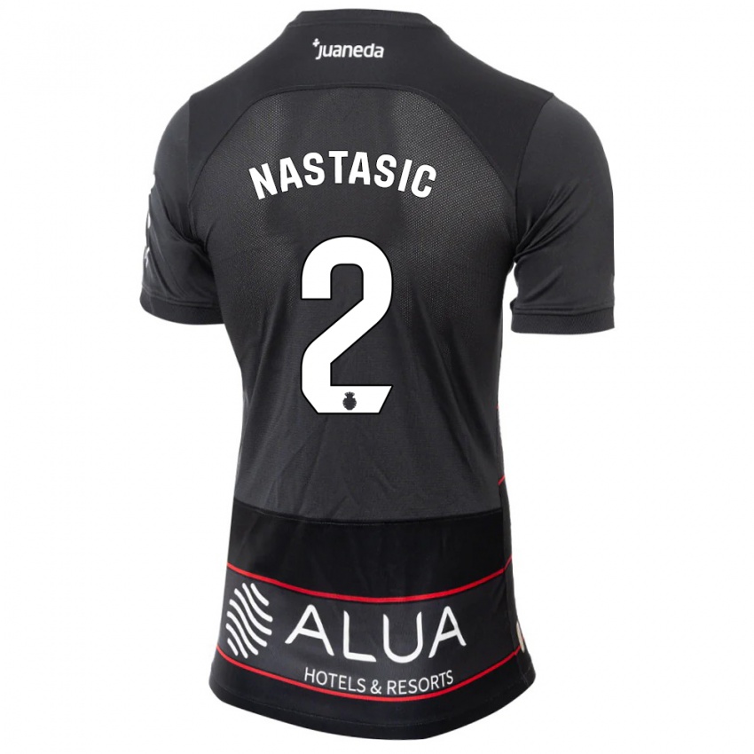 Uomo Maglia Matija Nastasic #2 Nero Kit Gara Away 2023/24 Maglietta