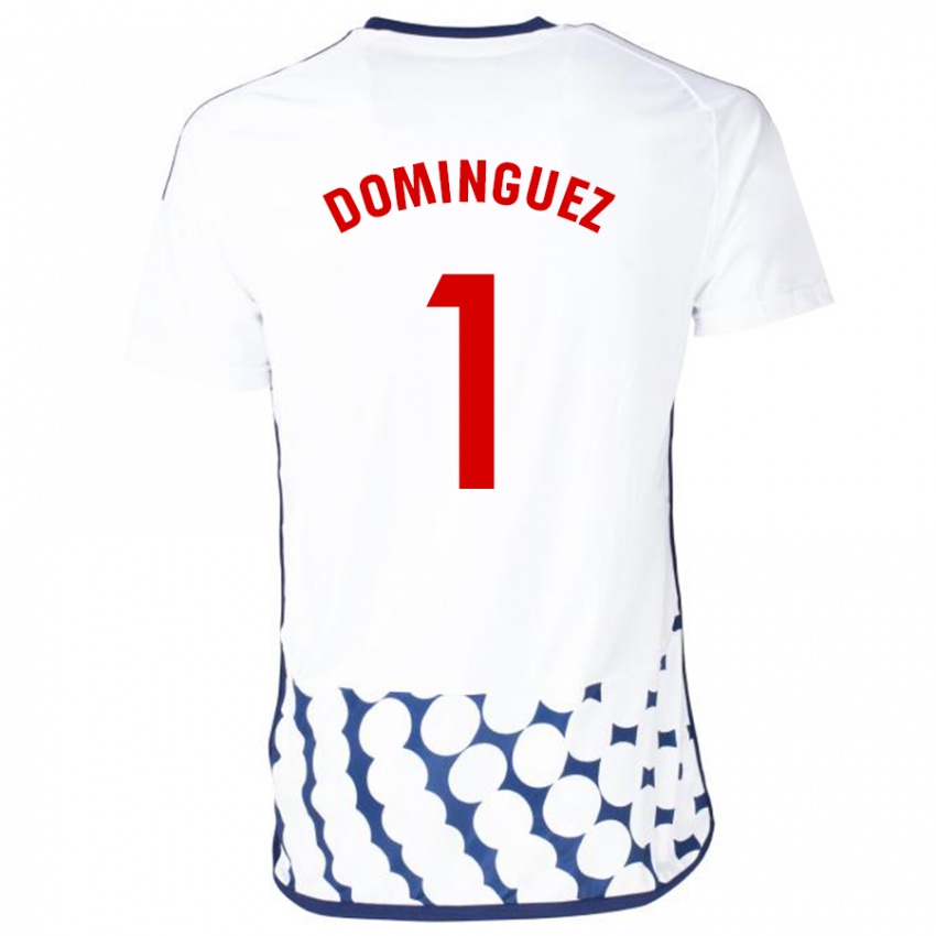 Uomo Maglia Iago Domínguez #1 Bianco Kit Gara Away 2023/24 Maglietta