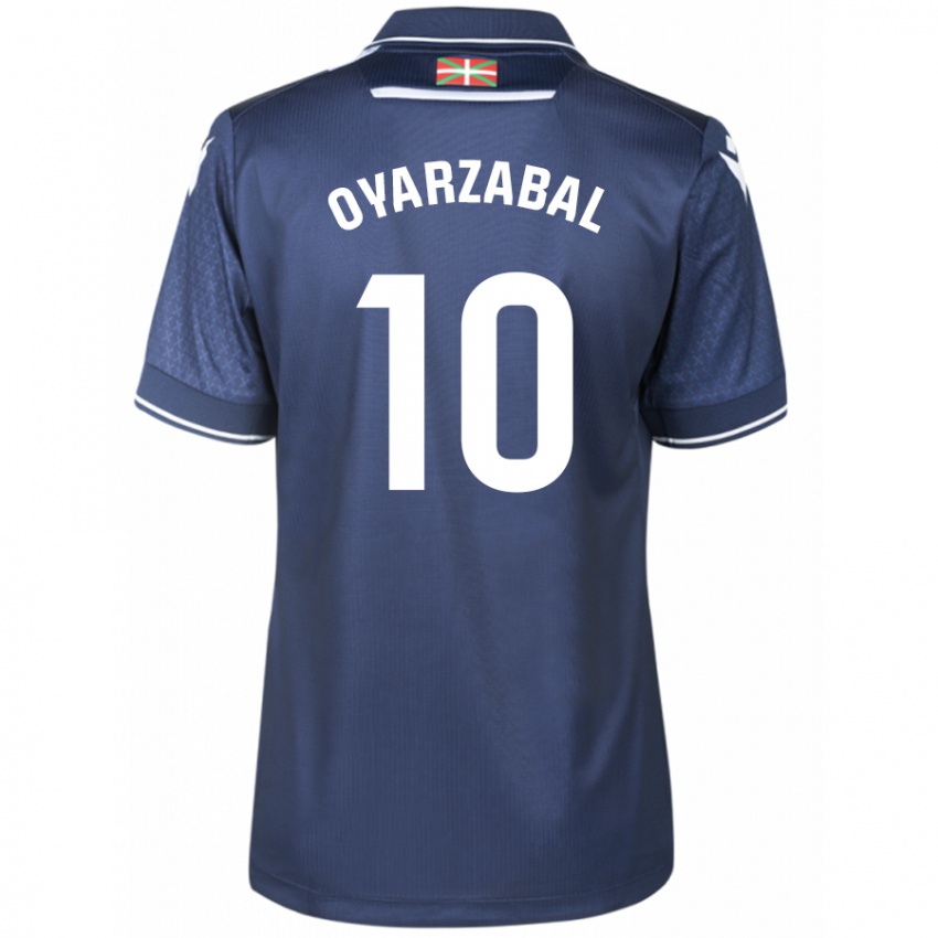 Uomo Maglia Mikel Oyarzabal #10 Marina Militare Kit Gara Away 2023/24 Maglietta