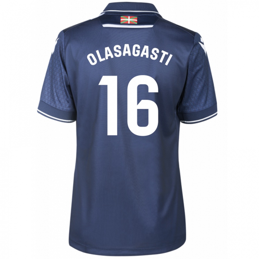 Uomo Maglia Jon Ander Olasagasti #16 Marina Militare Kit Gara Away 2023/24 Maglietta