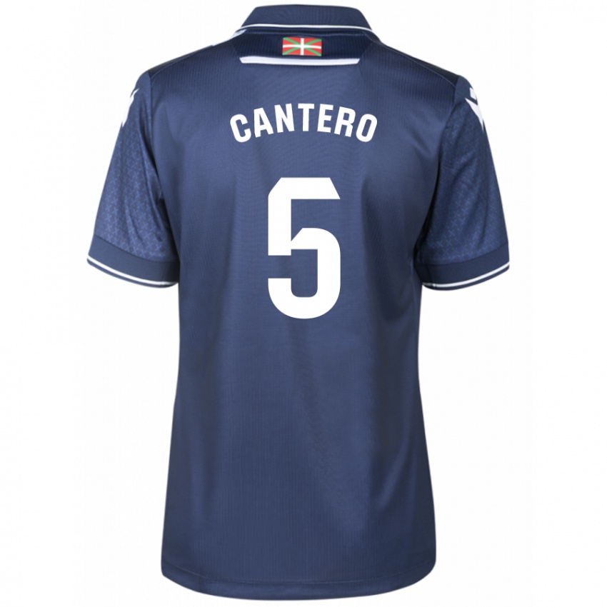 Uomo Maglia Yago Cantero #5 Marina Militare Kit Gara Away 2023/24 Maglietta