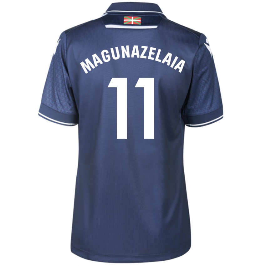 Uomo Maglia Jon Magunazelaia #11 Marina Militare Kit Gara Away 2023/24 Maglietta