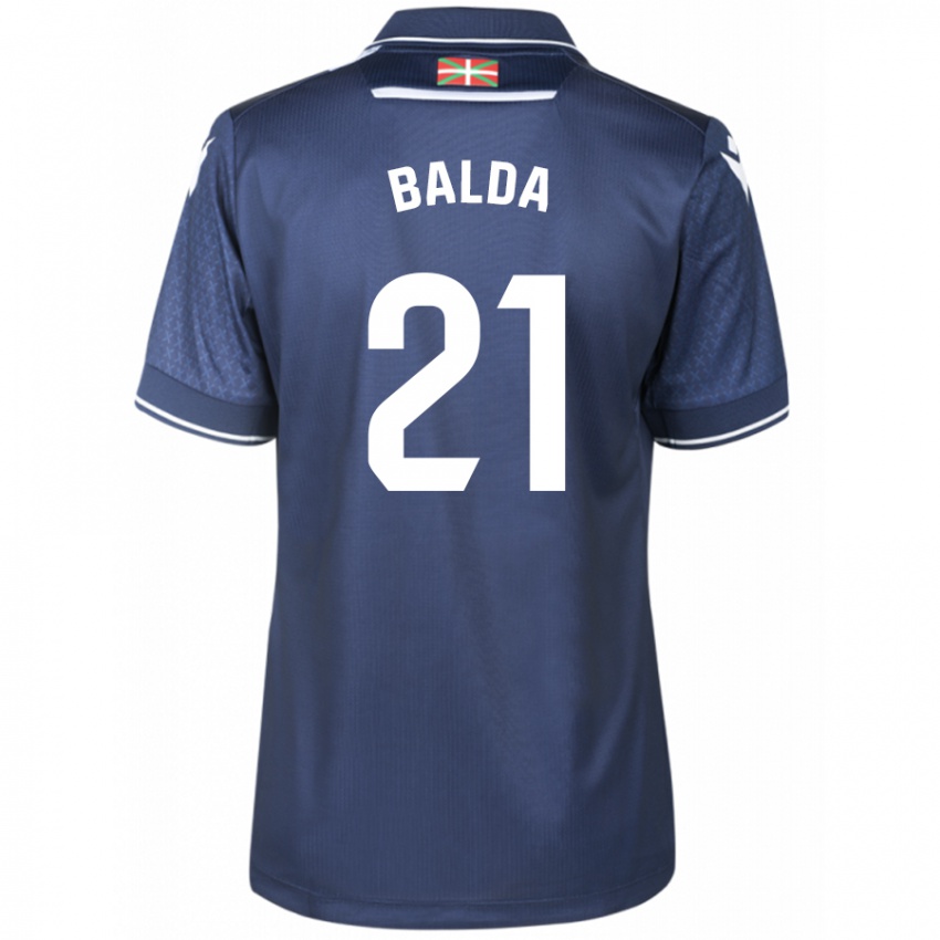 Uomo Maglia Jon Balda #21 Marina Militare Kit Gara Away 2023/24 Maglietta