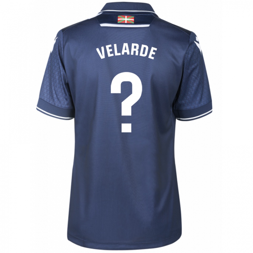 Uomo Maglia Alain Velarde #0 Marina Militare Kit Gara Away 2023/24 Maglietta