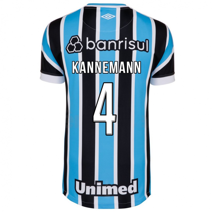 Donna Maglia Walter Kannemann #4 Blu Kit Gara Home 2023/24 Maglietta