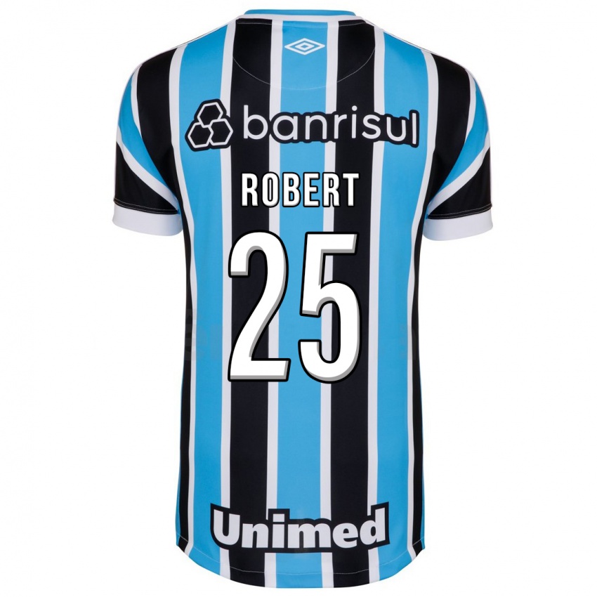 Donna Maglia Jhonata Robert #25 Blu Kit Gara Home 2023/24 Maglietta