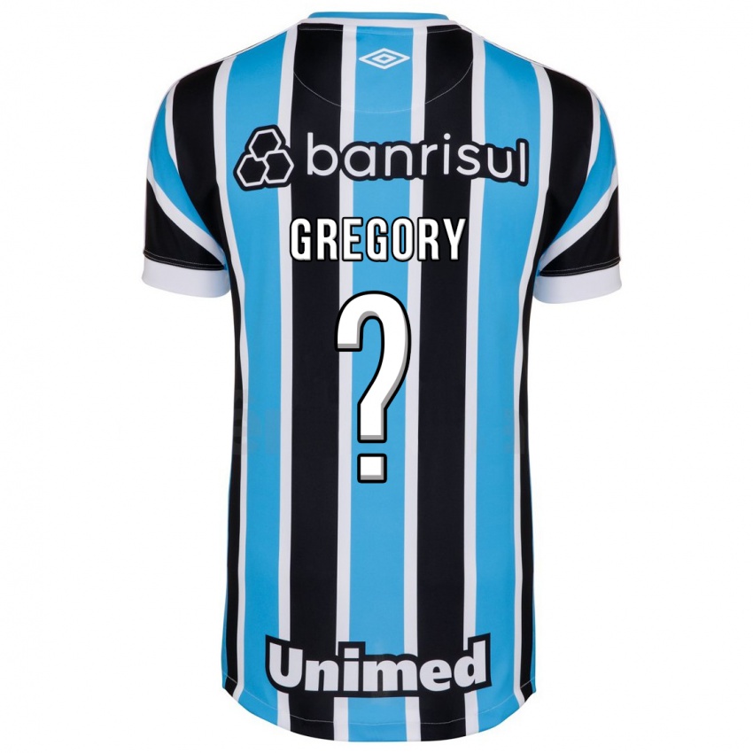 Donna Maglia Gregory #0 Blu Kit Gara Home 2023/24 Maglietta