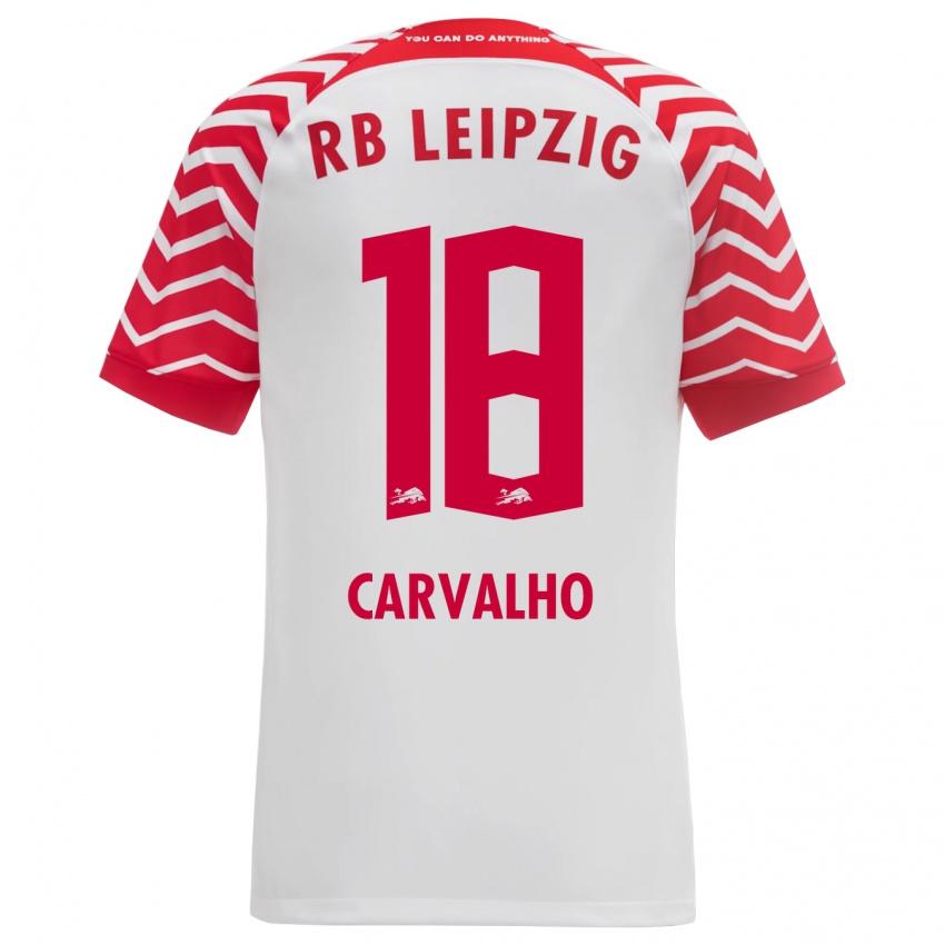 Donna Maglia Fabio Carvalho #18 Bianco Kit Gara Home 2023/24 Maglietta