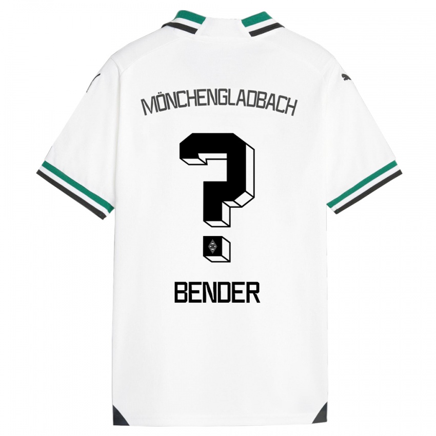 Donna Maglia Maurice Bender #0 Bianco Verde Kit Gara Home 2023/24 Maglietta