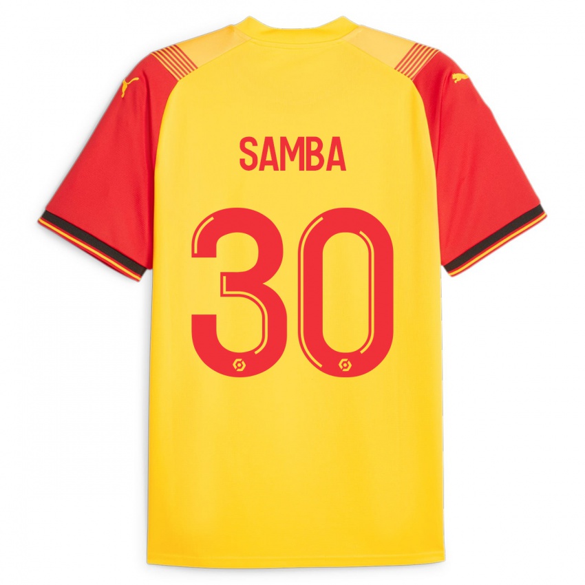 Donna Maglia Brice Samba #30 Giallo Kit Gara Home 2023/24 Maglietta