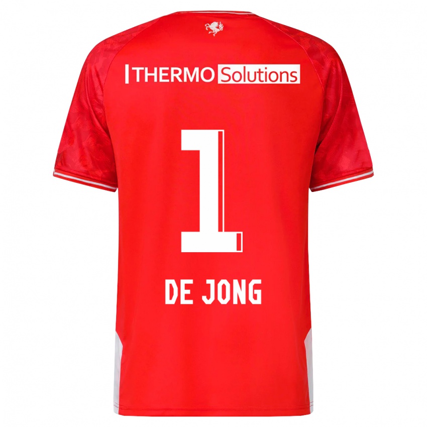 Donna Maglia Danielle De Jong #1 Rosso Kit Gara Home 2023/24 Maglietta