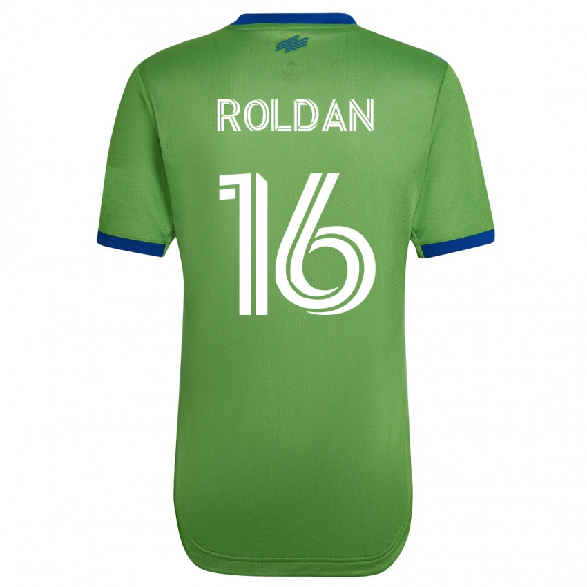 Donna Maglia Álex Roldán #16 Verde Kit Gara Home 2023/24 Maglietta