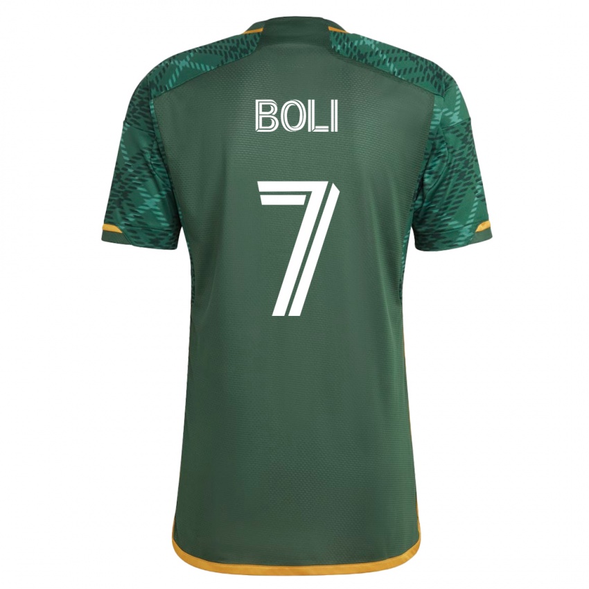 Donna Maglia Franck Boli #7 Verde Kit Gara Home 2023/24 Maglietta