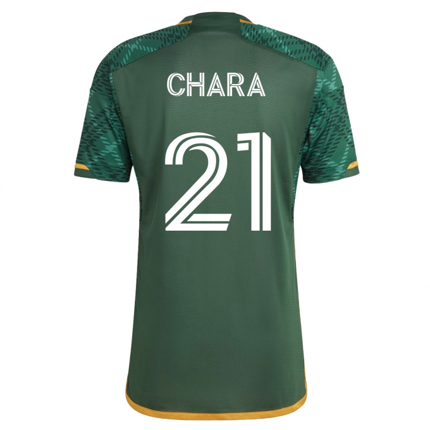 Donna Maglia Diego Chará #21 Verde Kit Gara Home 2023/24 Maglietta