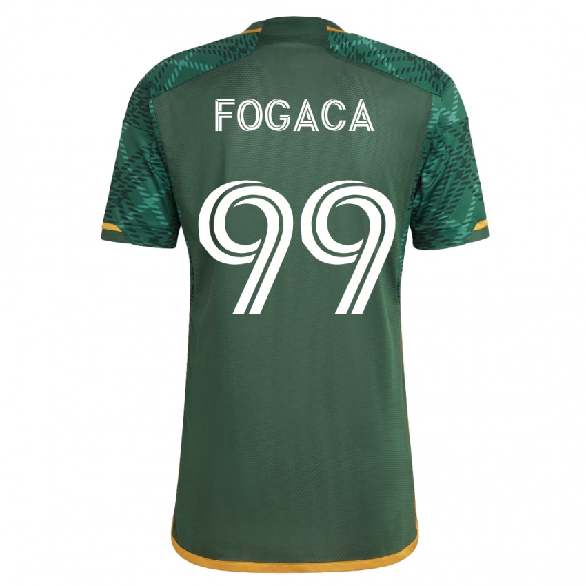 Donna Maglia Nathan Fogaça #99 Verde Kit Gara Home 2023/24 Maglietta