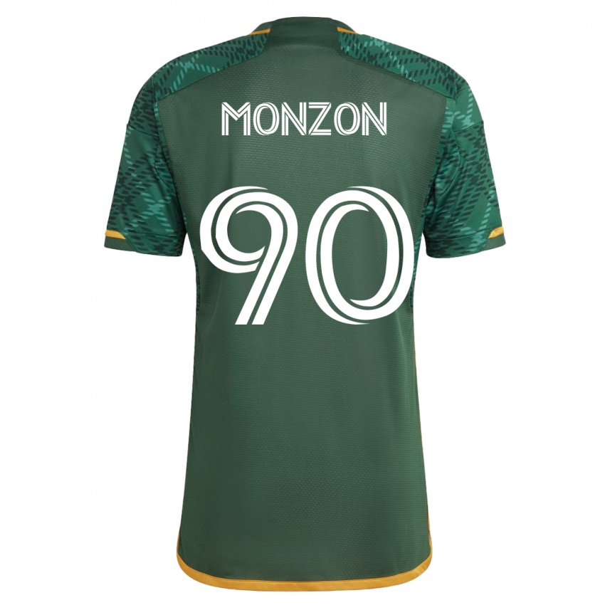 Donna Maglia Florián Monzón #90 Verde Kit Gara Home 2023/24 Maglietta