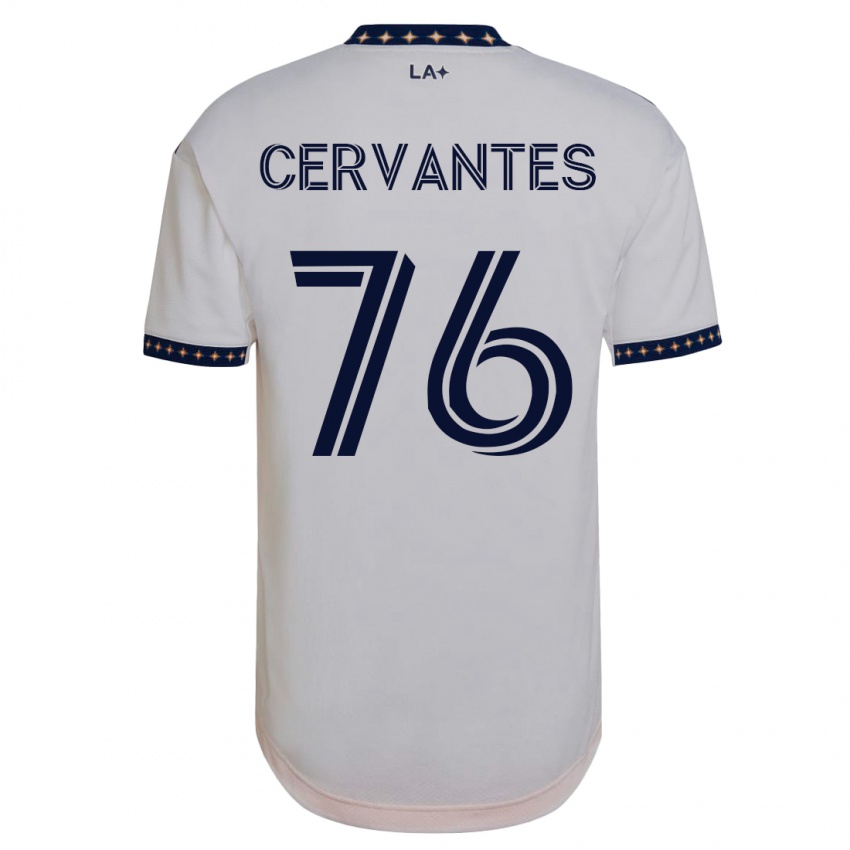 Donna Maglia Aaron Cervantes #76 Bianco Kit Gara Home 2023/24 Maglietta