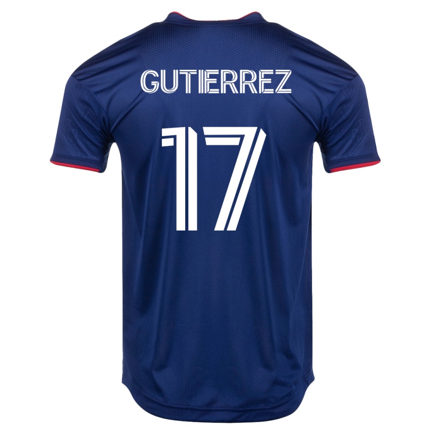 Donna Maglia Brian Gutiérrez #17 Marina Militare Kit Gara Home 2023/24 Maglietta