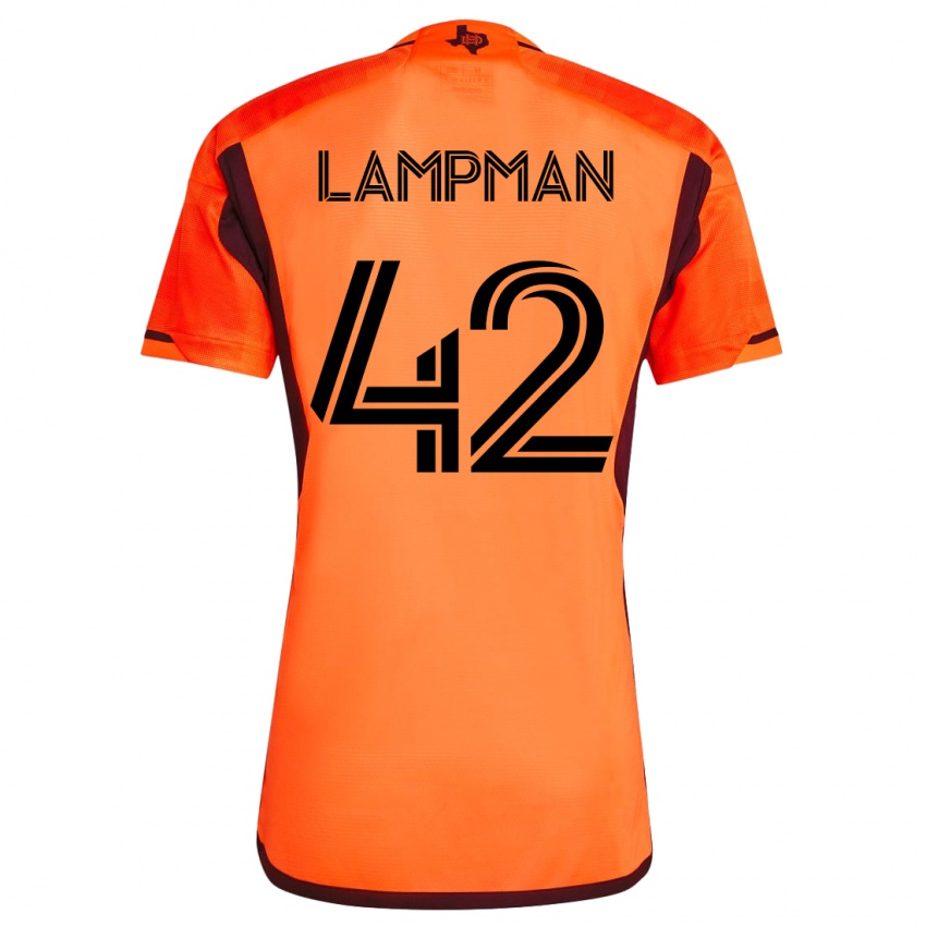 Donna Maglia Tate Lampman #42 Arancia Kit Gara Home 2023/24 Maglietta