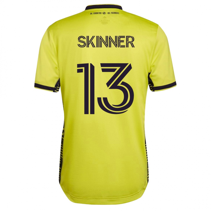 Donna Maglia Joey Skinner #13 Giallo Kit Gara Home 2023/24 Maglietta