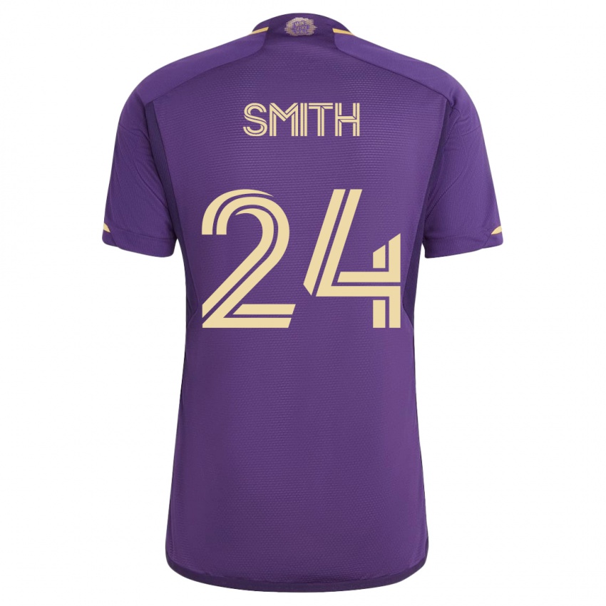 Donna Maglia Kyle Smith #24 Viola Kit Gara Home 2023/24 Maglietta