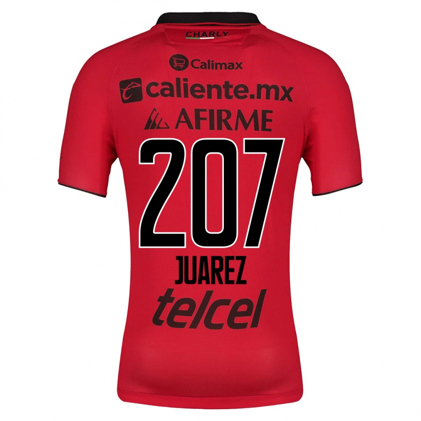 Donna Maglia José Juárez #207 Rosso Kit Gara Home 2023/24 Maglietta