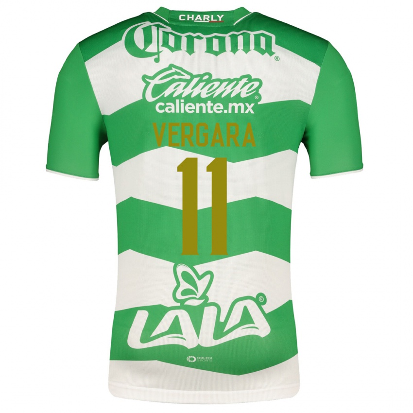 Donna Maglia Duvan Vergara #11 Verde Kit Gara Home 2023/24 Maglietta