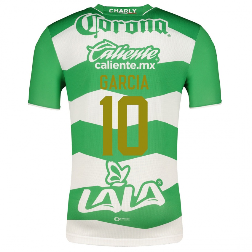 Donna Maglia Daniela Garcia #10 Verde Kit Gara Home 2023/24 Maglietta