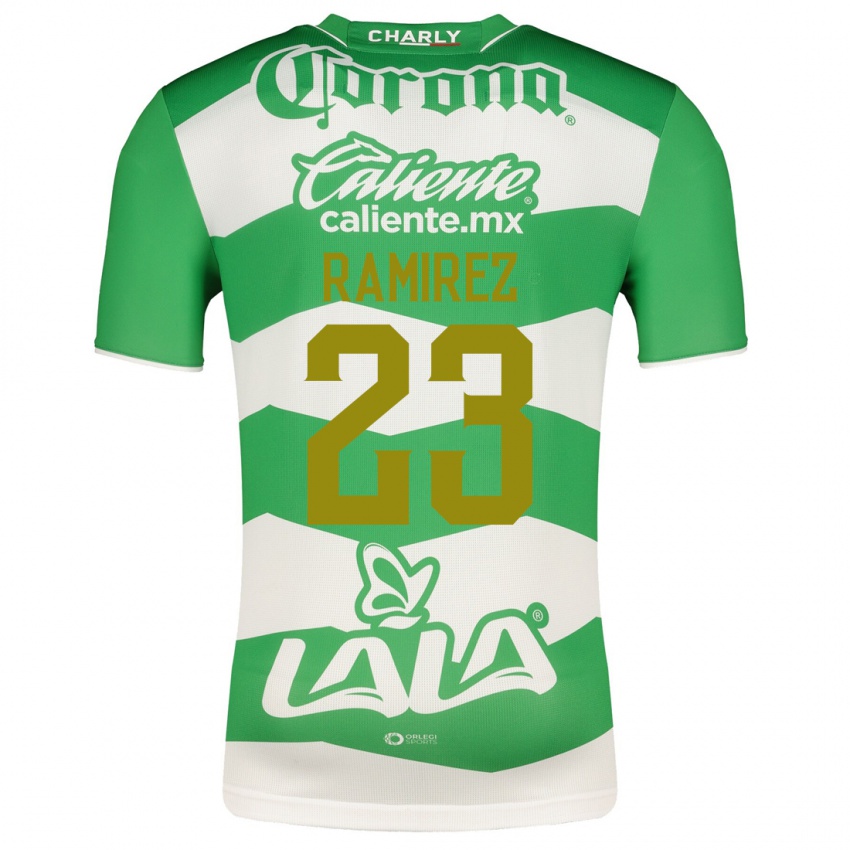 Donna Maglia Alexxandra Ramirez #23 Verde Kit Gara Home 2023/24 Maglietta