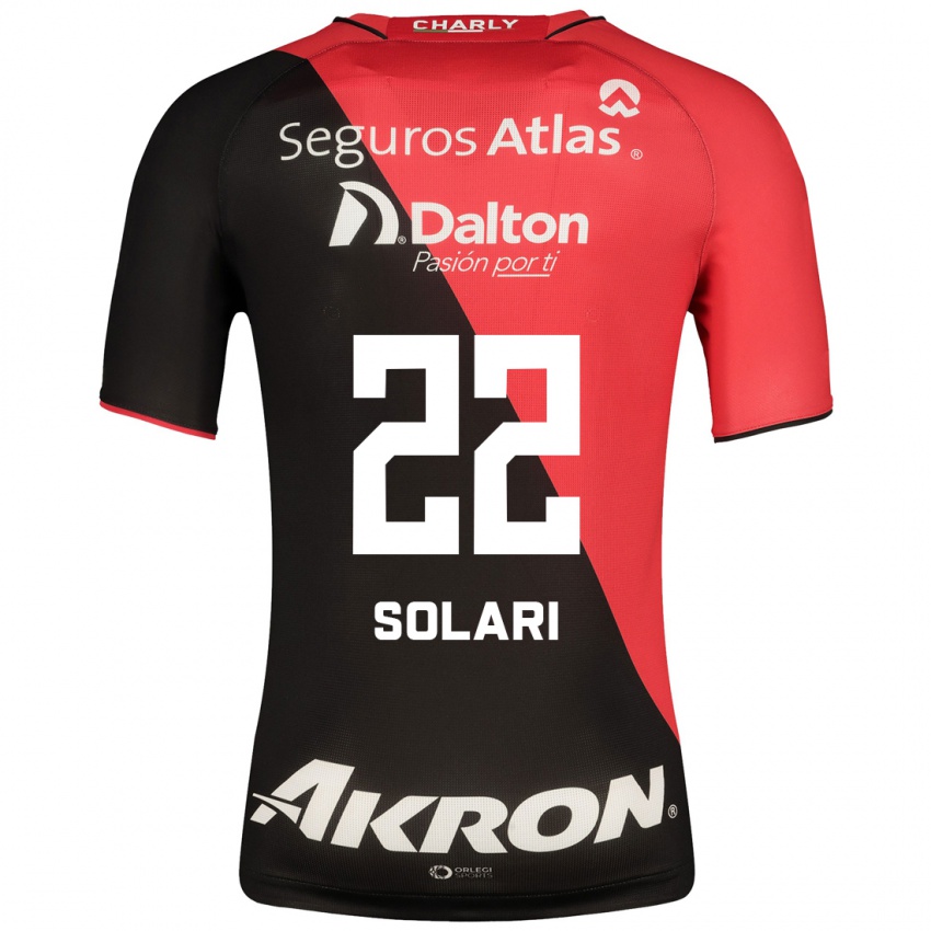 Donna Maglia Augusto Solari #22 Nero Kit Gara Home 2023/24 Maglietta