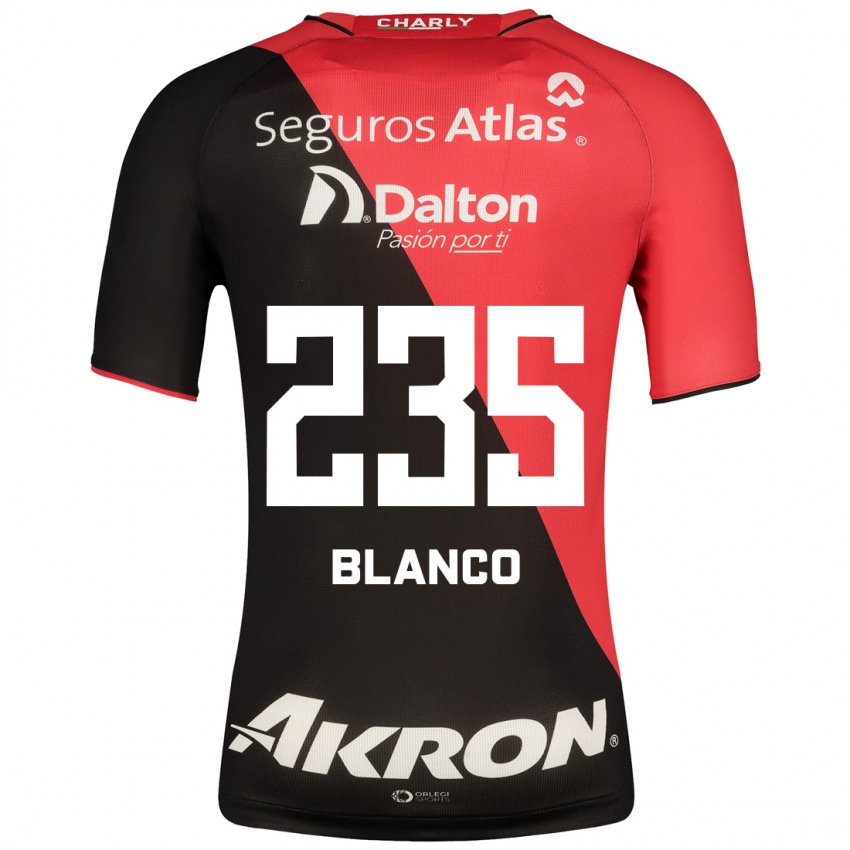 Donna Maglia Luis Blanco #235 Nero Kit Gara Home 2023/24 Maglietta