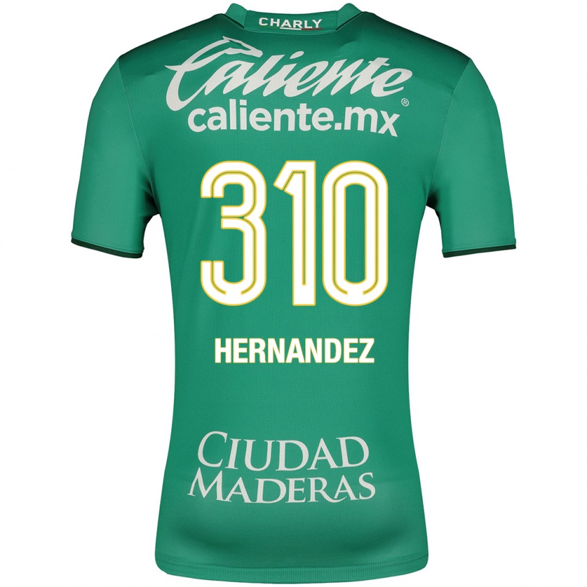 Donna Maglia Karin Hernández #310 Verde Kit Gara Home 2023/24 Maglietta