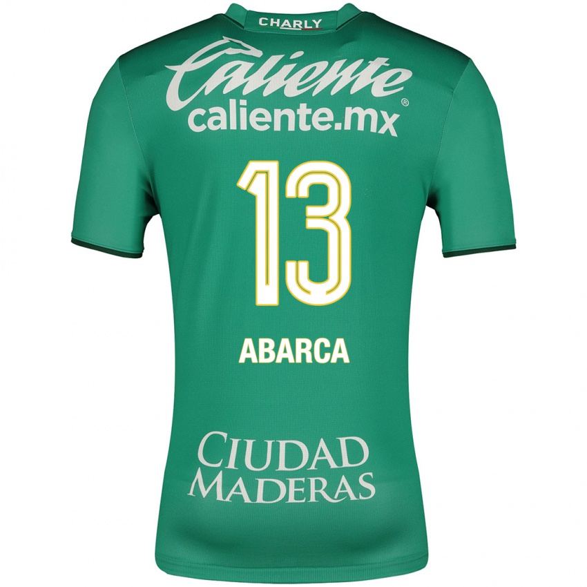 Donna Maglia Vidalia Abarca #13 Verde Kit Gara Home 2023/24 Maglietta