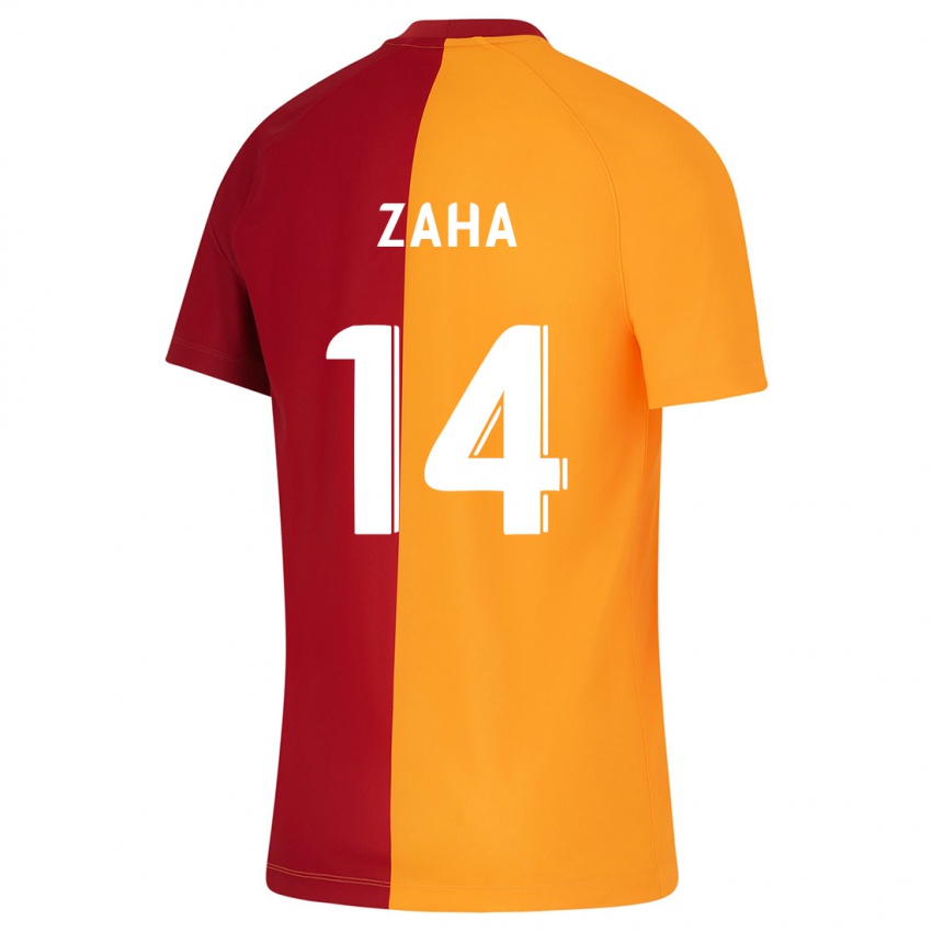 Donna Maglia Wilfried Zaha #14 Arancia Kit Gara Home 2023/24 Maglietta