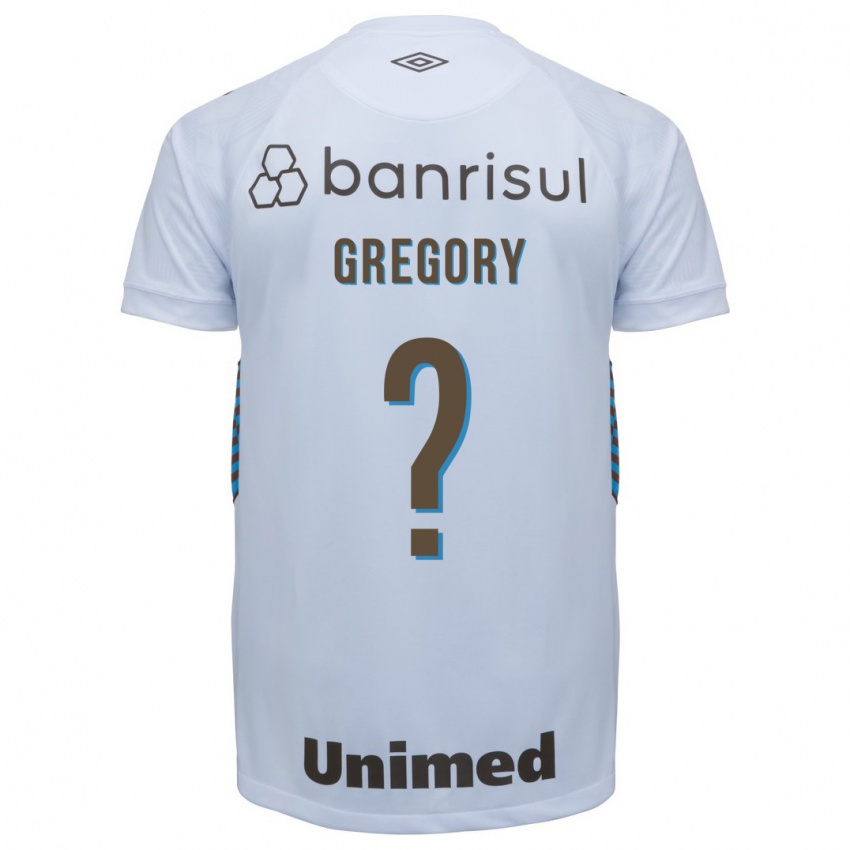 Donna Maglia Gregory #0 Bianco Kit Gara Away 2023/24 Maglietta