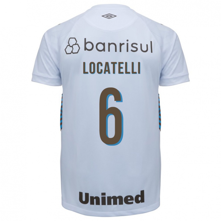 Donna Maglia Natane Locatelli #6 Bianco Kit Gara Away 2023/24 Maglietta