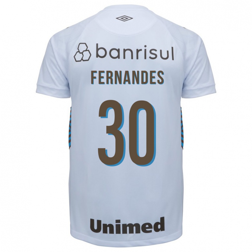 Donna Maglia Raquel Fernandes #30 Bianco Kit Gara Away 2023/24 Maglietta