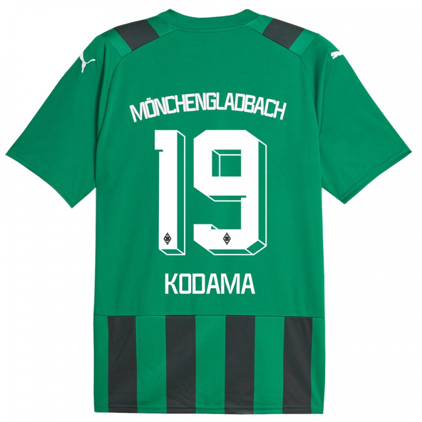 Donna Maglia Keiko Kodama #19 Nero Verde Kit Gara Away 2023/24 Maglietta