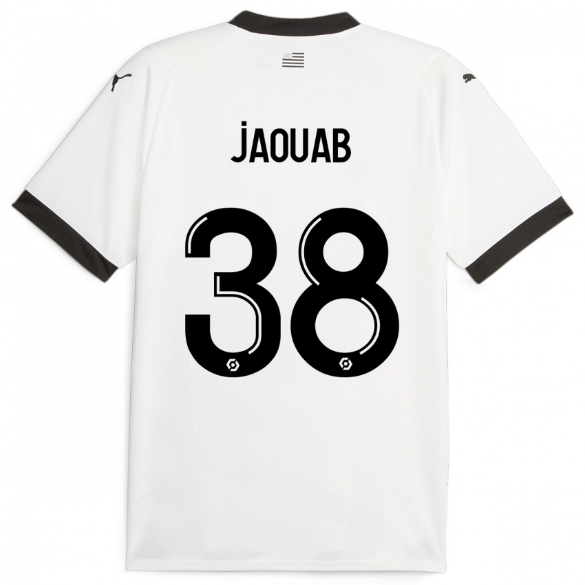 Donna Maglia Mohamed Jaouab #38 Bianco Kit Gara Away 2023/24 Maglietta
