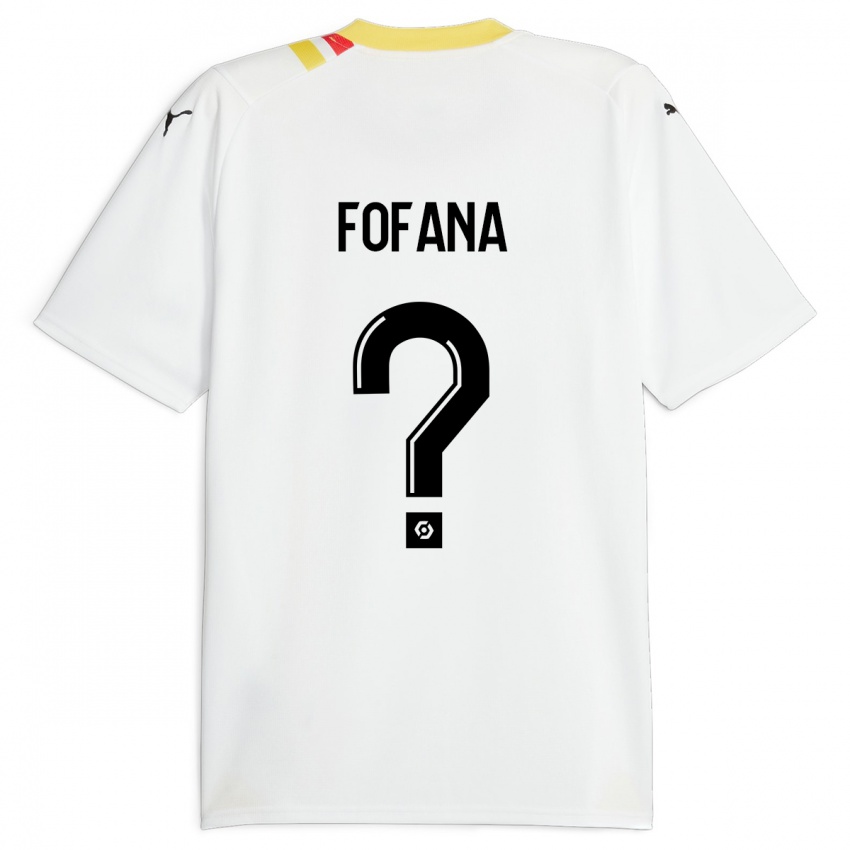 Donna Maglia Rayan Fofana #0 Nero Kit Gara Away 2023/24 Maglietta