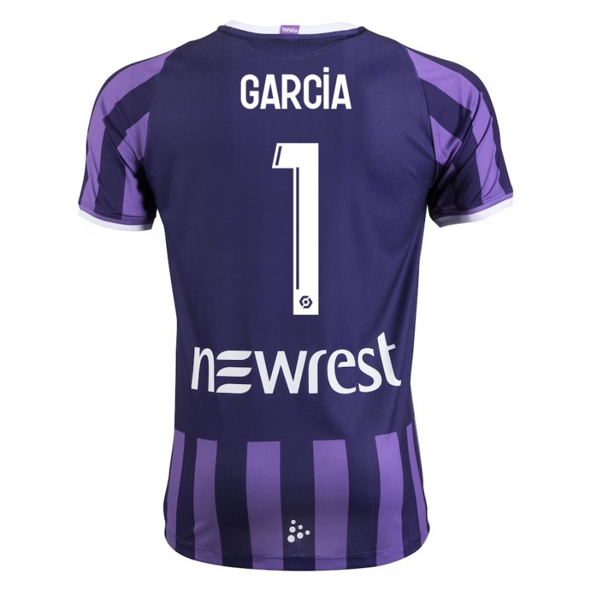 Donna Maglia Deborah Garcia #1 Porpora Kit Gara Away 2023/24 Maglietta