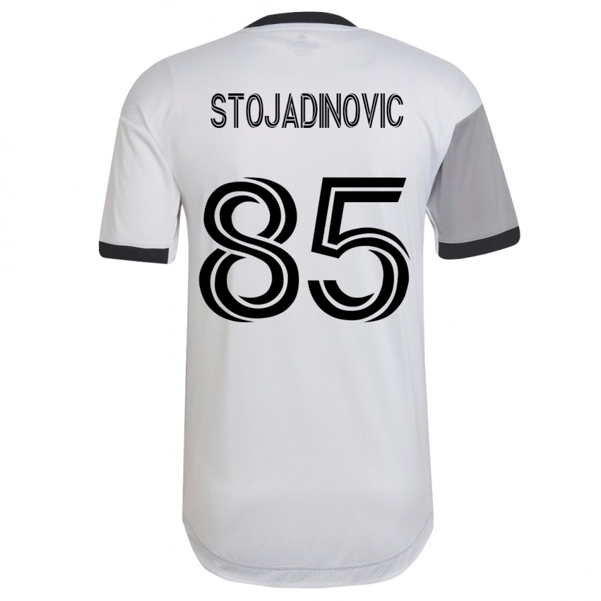 Donna Maglia Marko Stojadinovic #85 Bianco Kit Gara Away 2023/24 Maglietta